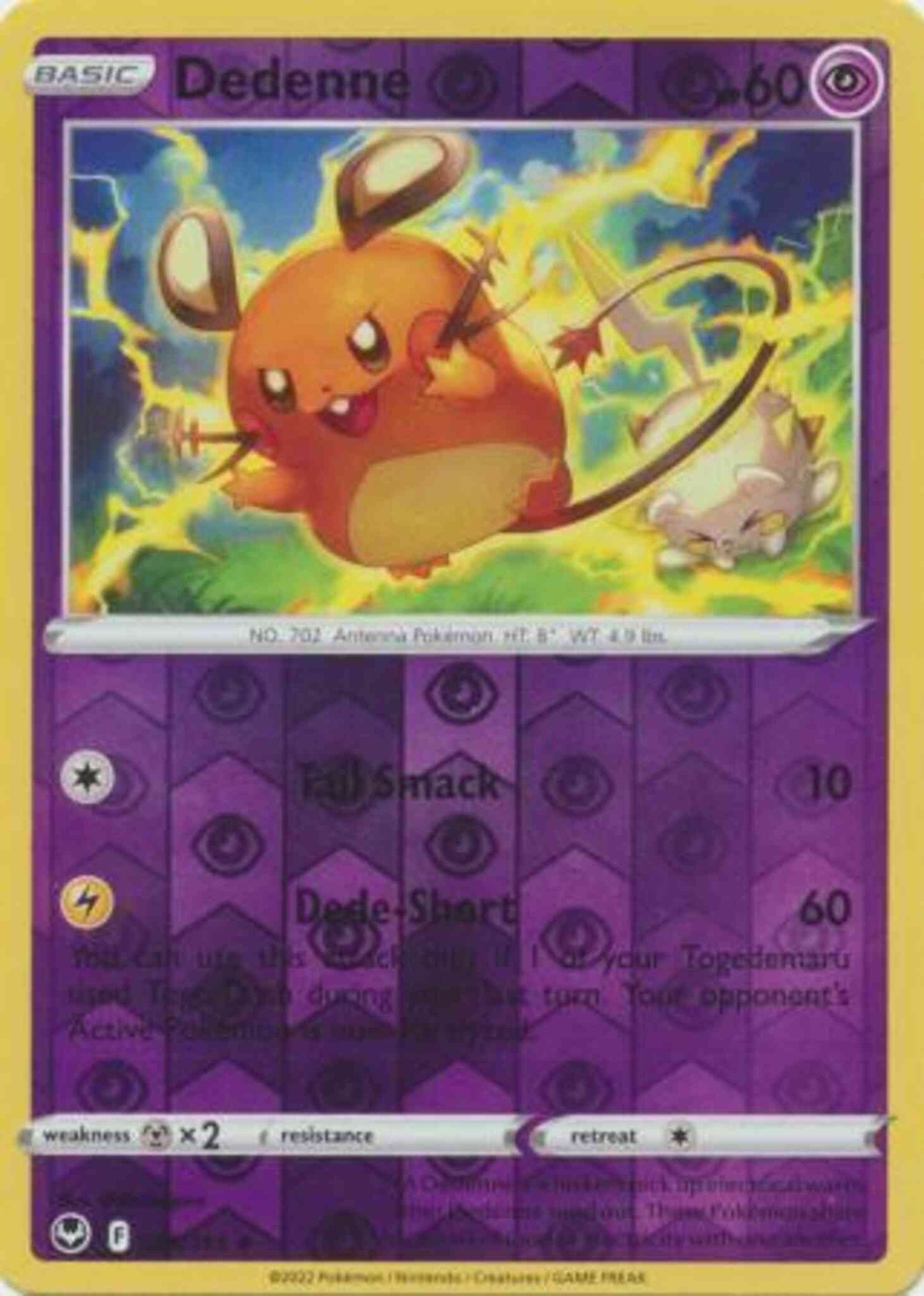 Dedenne - 085/195 - Uncommon [swsh12-085] [Reverse Holo]