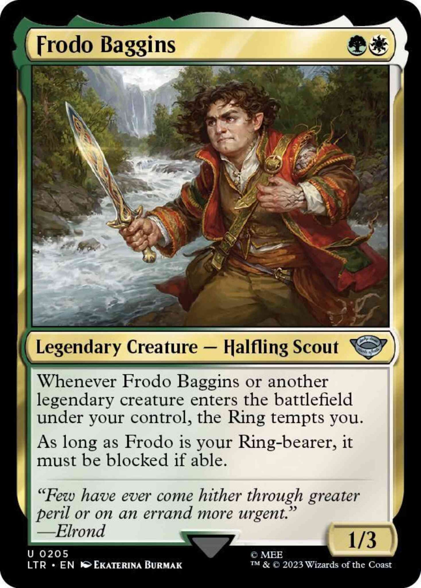Frodo Baggins [205] [The Lord of the Rings: Tales of Middle-earth] [Non-Foil]