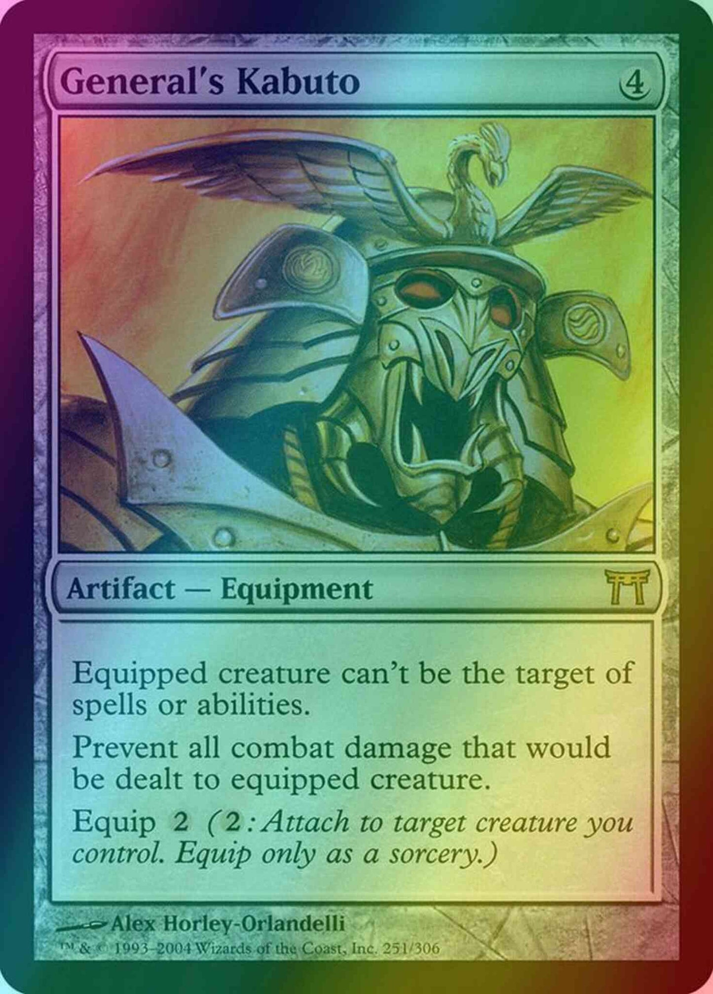 General's Kabuto [251] [Champions of Kamigawa] [Foil]