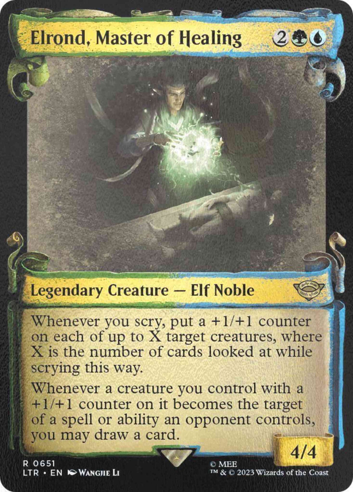 Elrond, Master of Healing [651] [Scrolls Showcase] [The Lord of the Rings: Tales of Middle-earth] [Silver Foil]