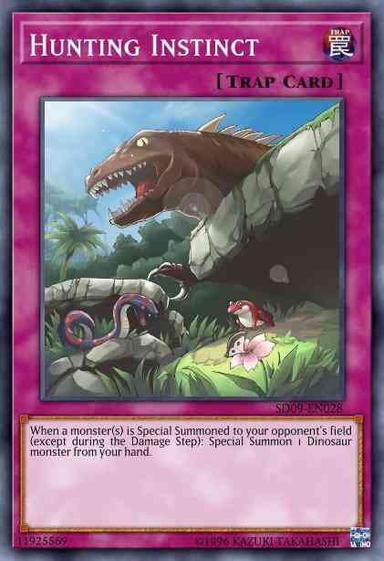 Hunting Instinct - SD09-EN028 - Common - 1st Edition