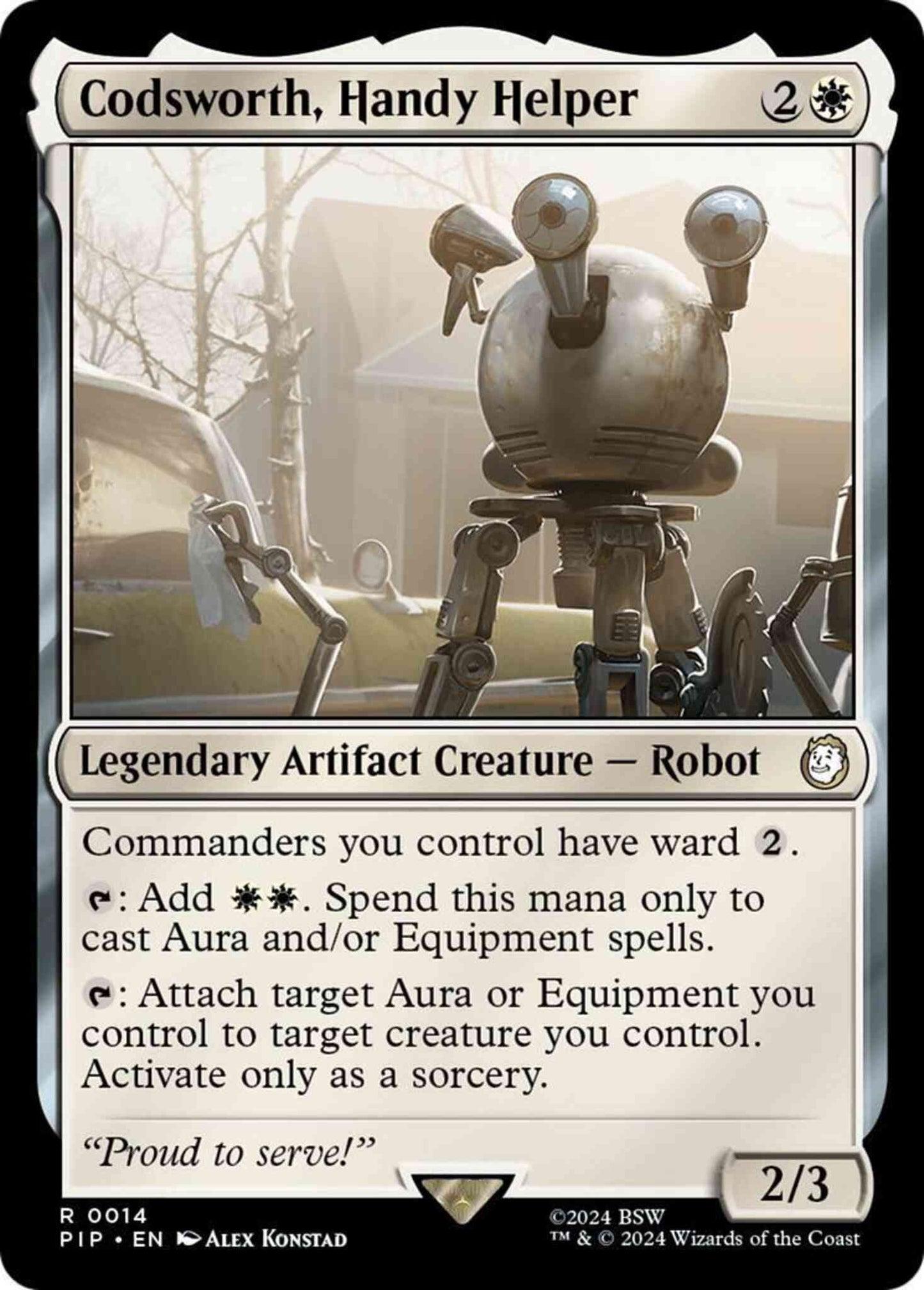Codsworth, Handy Helper [14] [Fallout] [Non-Foil]