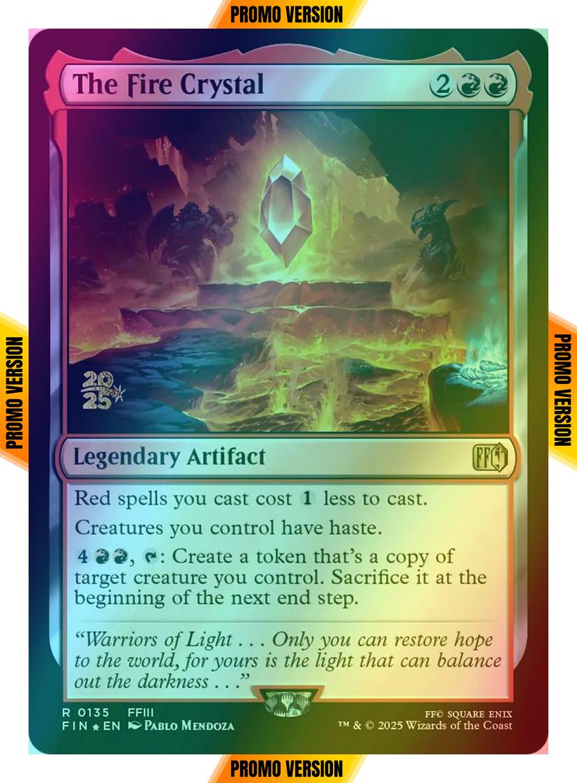 The Fire Crystal [135s] [Prerelease] [FINAL FANTASY: Promos] [Foil]