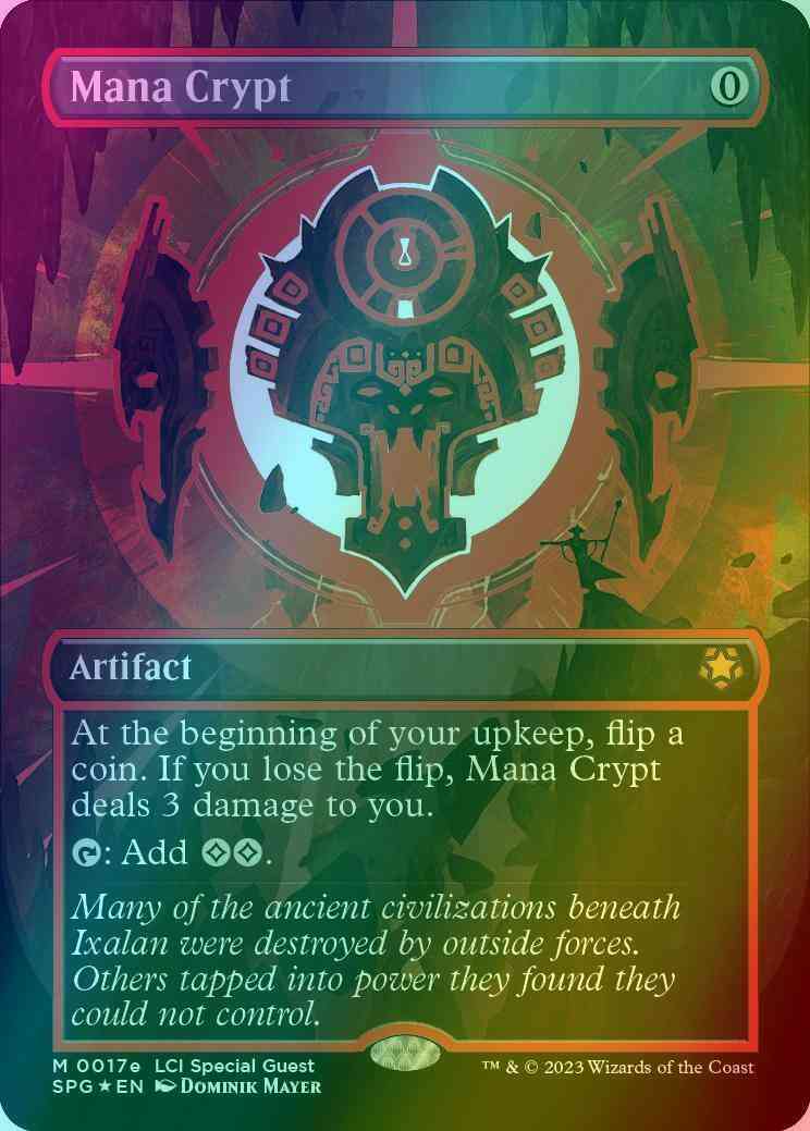Mana Crypt [17e] [Neon Ink Showcase] [Red] [Special Guests] [Foil]