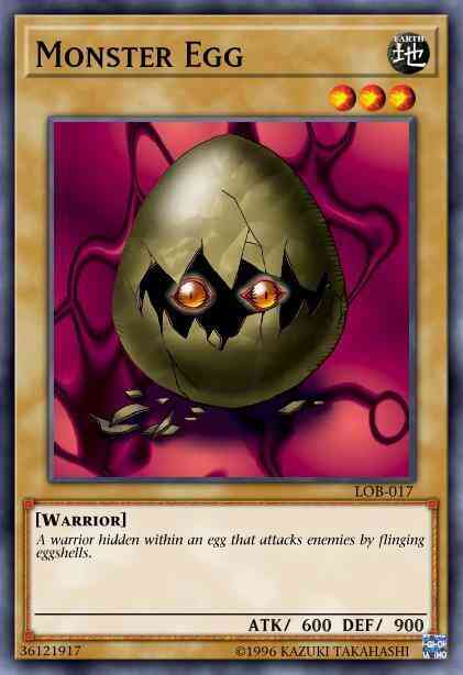 Monster Egg - LOB-017 - Common - 1st Edition