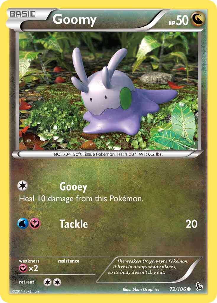 Goomy - 72/106 - Common [xy2-72] [Non-Holo]