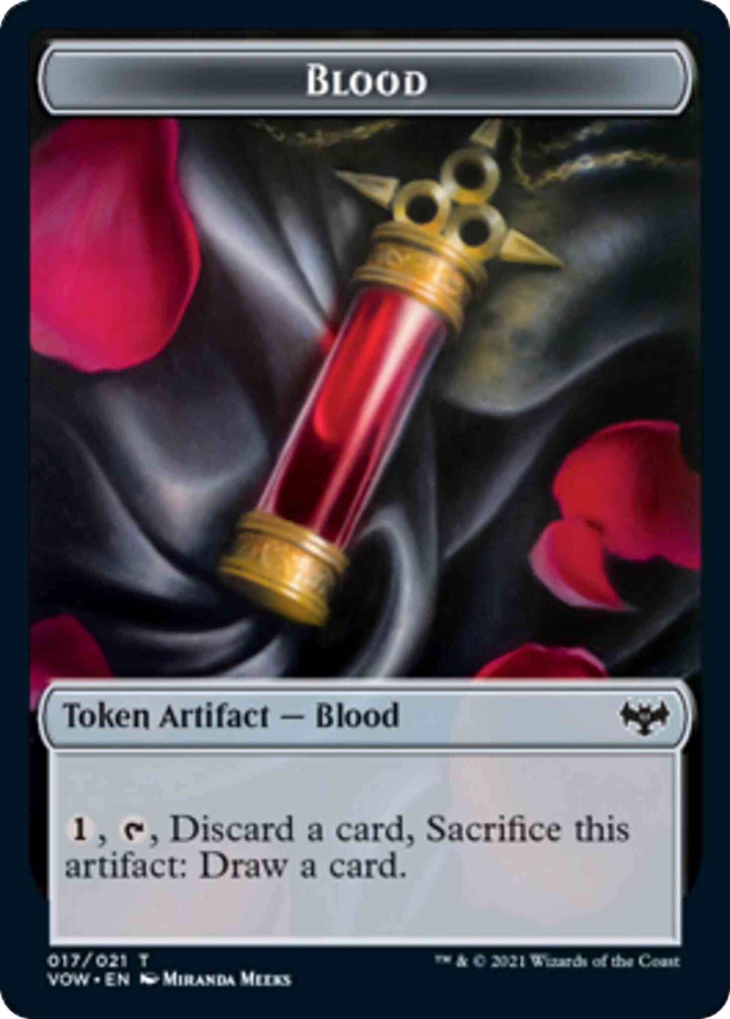 Blood Token (17) // Treasure Token (18) [Innistrad: Crimson Vow: Tokens] [Non-Foil]