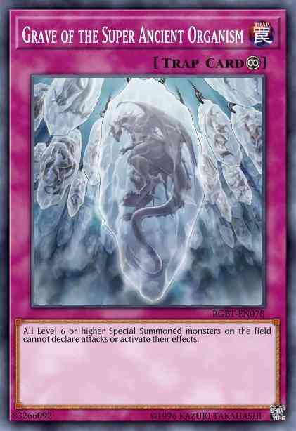 Grave of the Super Ancient Organism - RGBT-EN078 - Ultimate Rare - 1st Edition