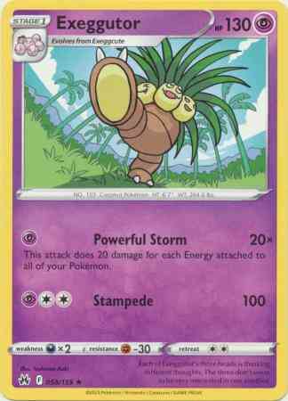 Exeggutor - 058/159 - Rare [swsh125-058] [Non-Holo]