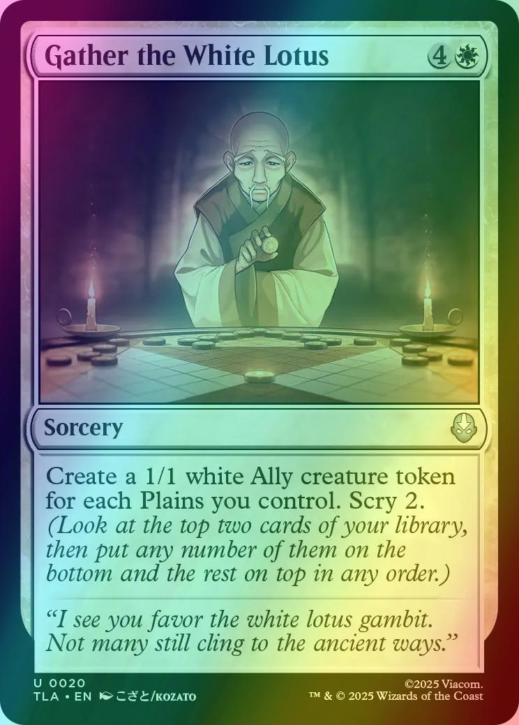 Gather the White Lotus [20] [Avatar: The Last Airbender] [Foil]