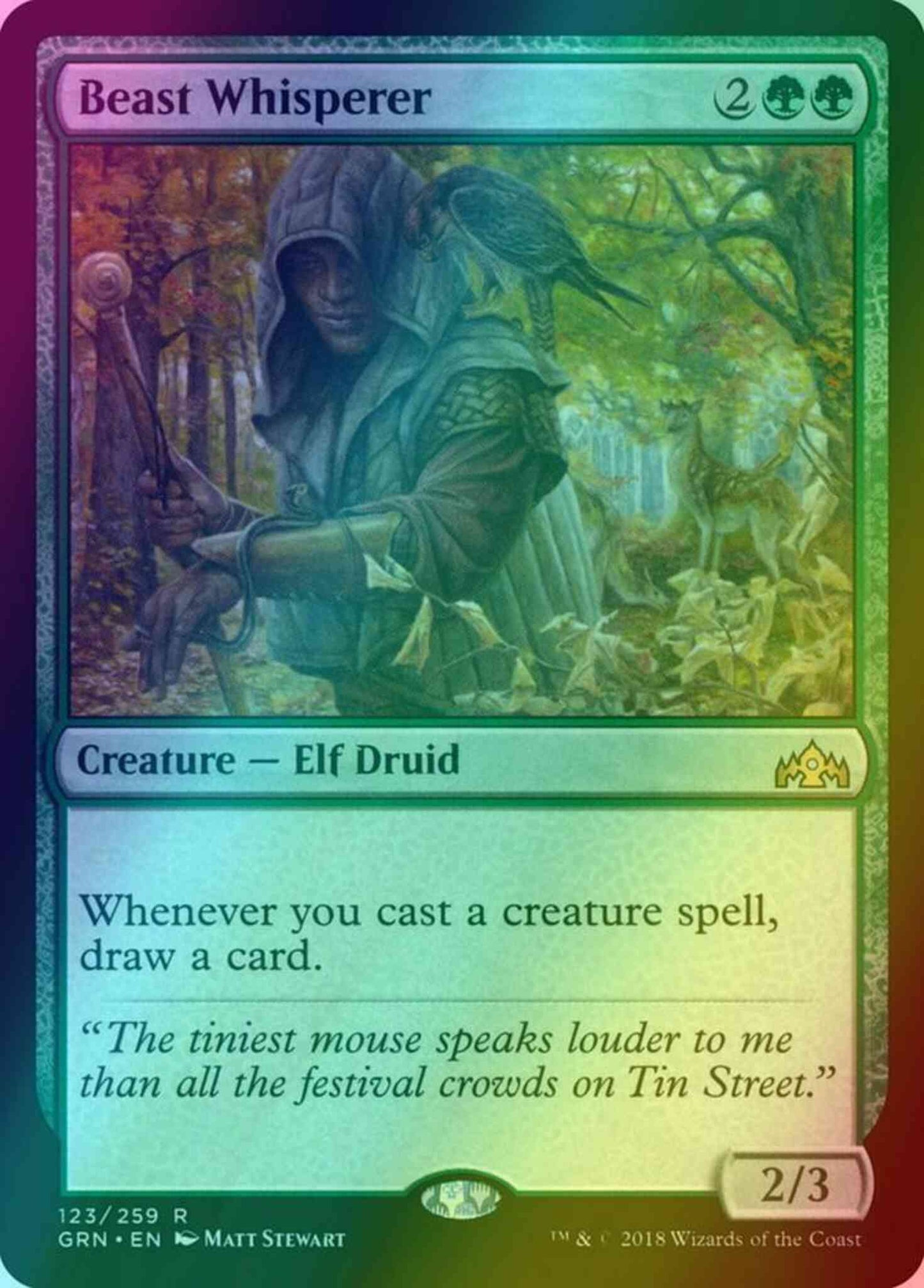 Beast Whisperer [123] [Guilds of Ravnica] [Foil]