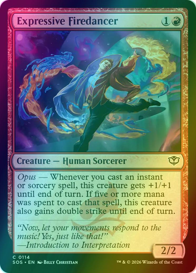 Expressive Firedancer [114] [Secrets of Strixhaven] [Foil]