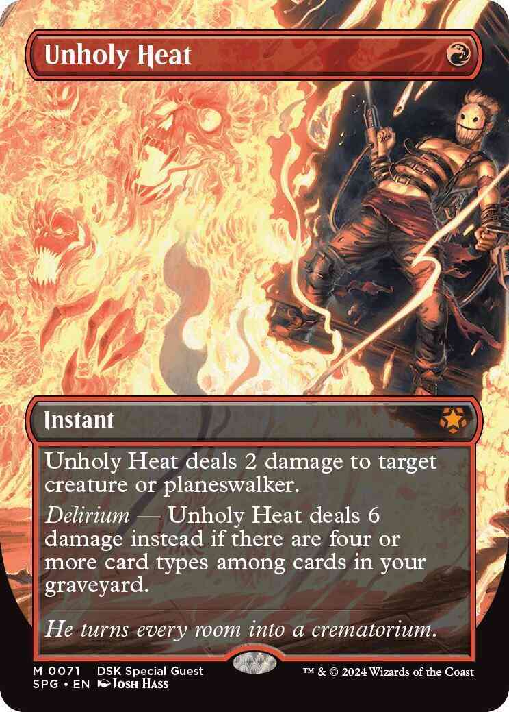 Unholy Heat [71] [Borderless] [Special Guests] [Foil]