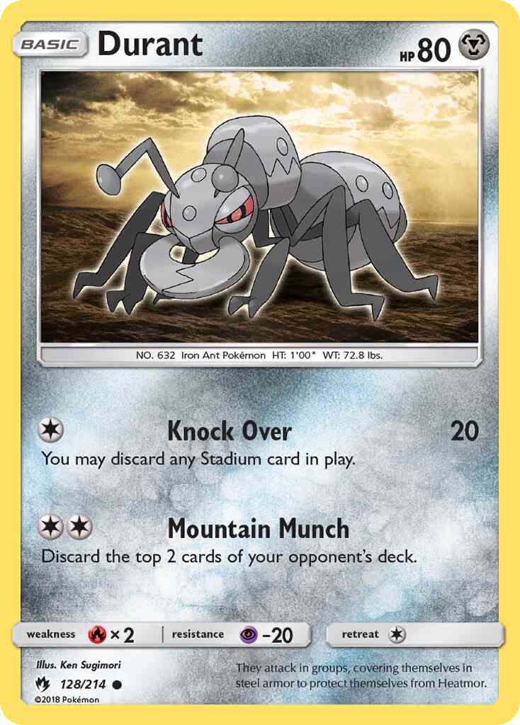 Durant - 128/214 - Common [sm8-128] [Reverse Holo]