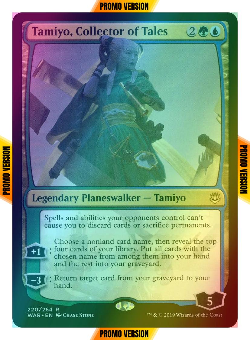 Tamiyo, Collector of Tales [Promo Pack] [220p] [War of the Spark Promos] [Foil]