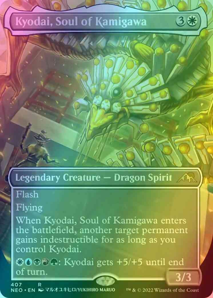 Kyodai, Soul of Kamigawa [407] [Borderless] [Kamigawa:: Neon Dynasty] [Foil]