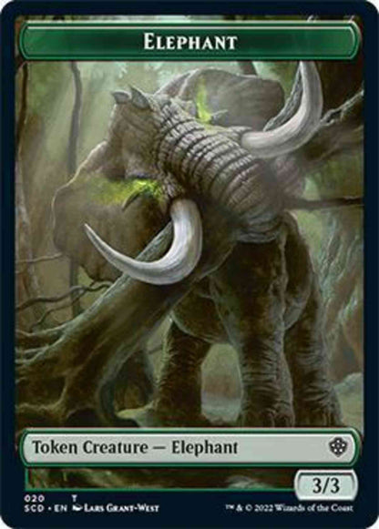 Elephant Token (20) // Thopter Token (24) [Starter Commander Decks: Tokens] [Non-Foil]