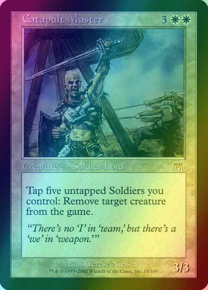 Catapult Master [10] [Onslaught] [Foil]