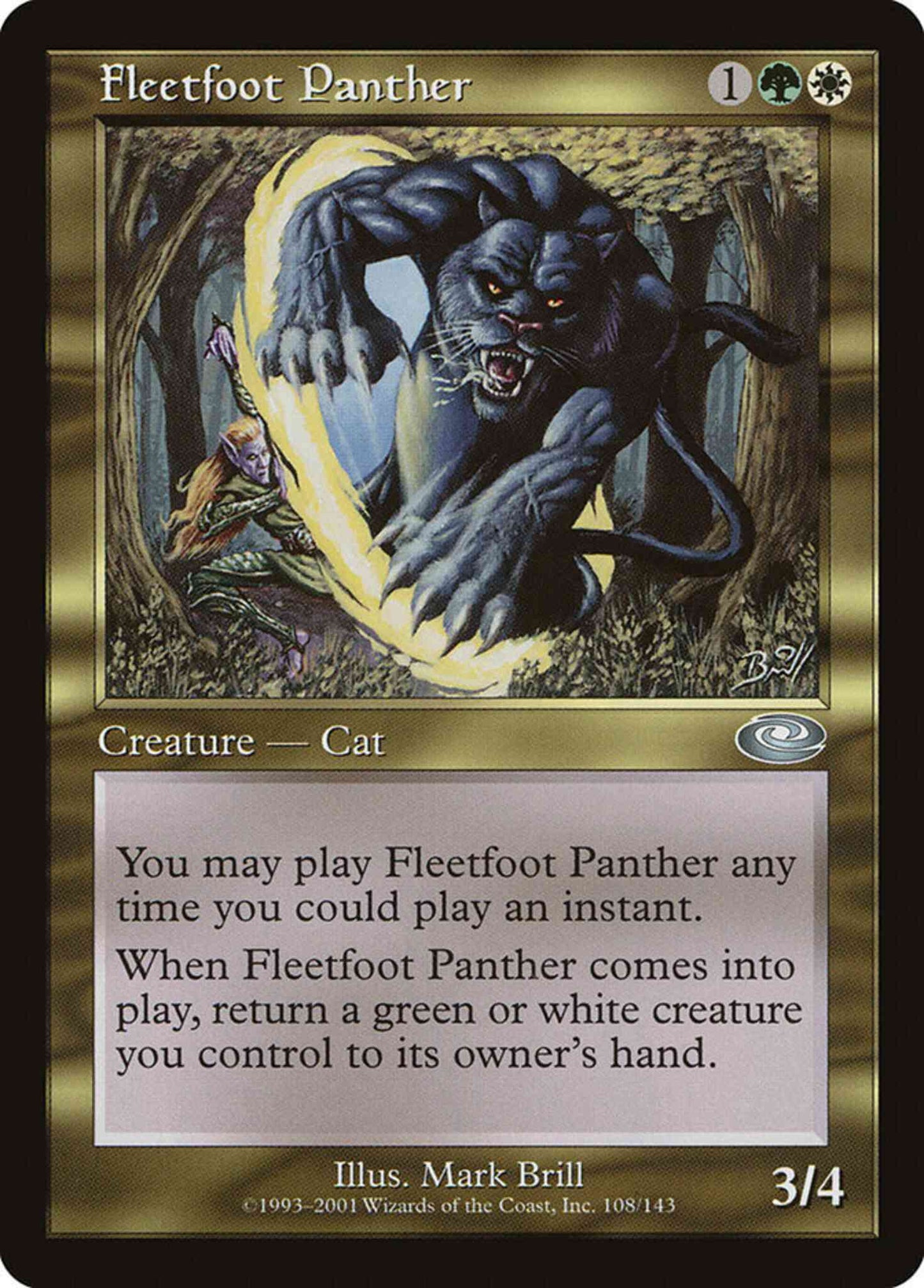 Fleetfoot Panther [108] [Planeshift] [Non-Foil]