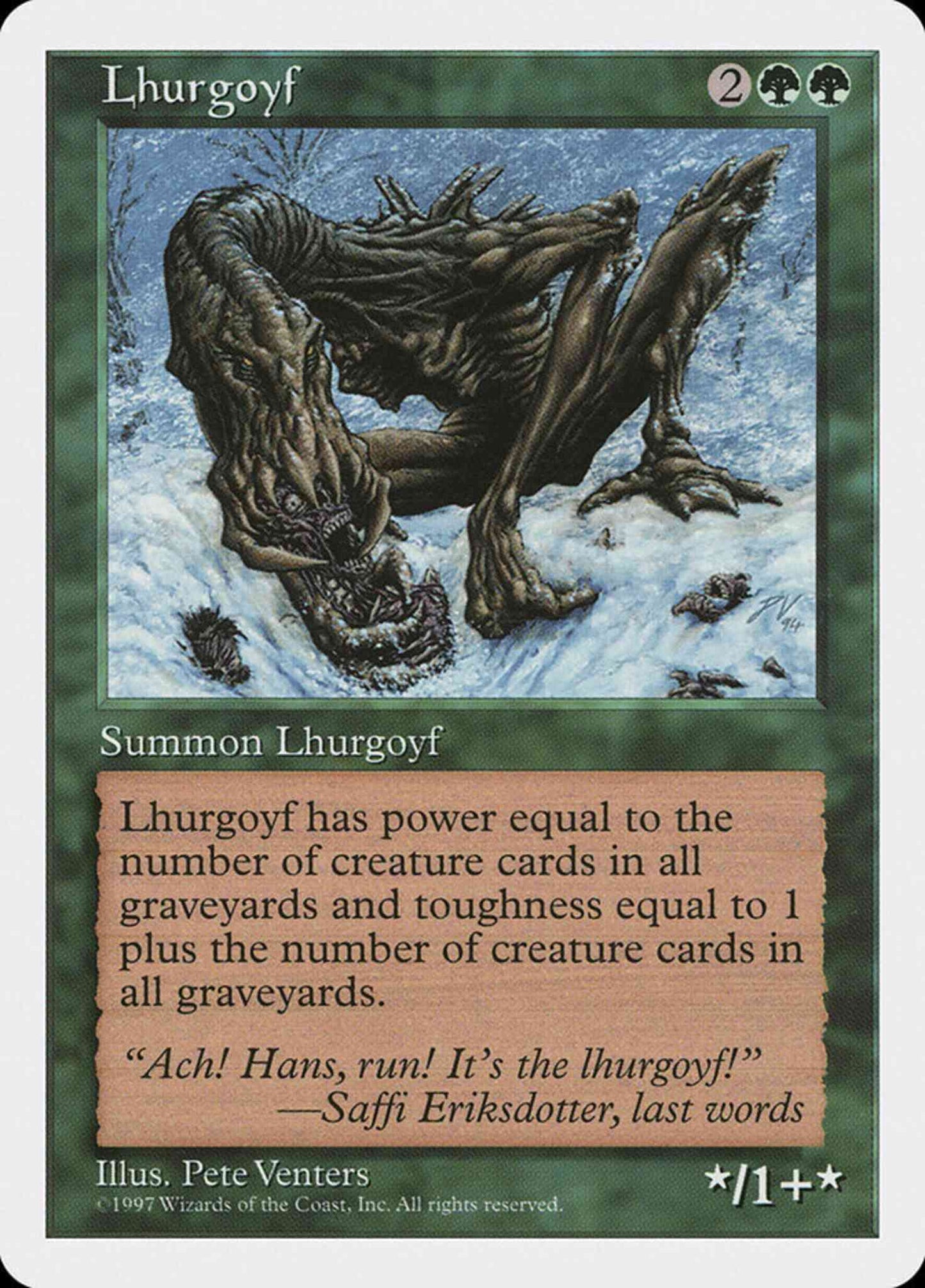 Lhurgoyf [309] [Fifth Edition] [Non-Foil]