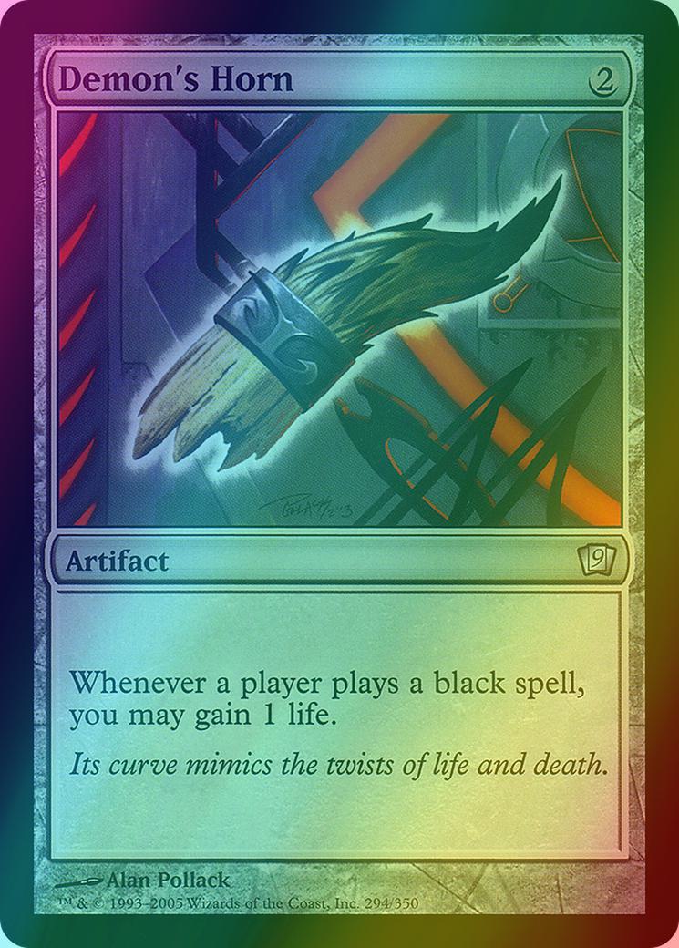 Demon's Horn [294x] [Ninth Edition] [Foil]