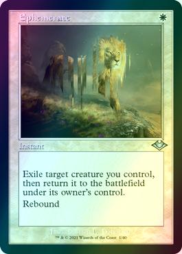 Ephemerate [1] [Retro Frame] [Modern Horizons 1 Timeshifts] [Etched Foil]