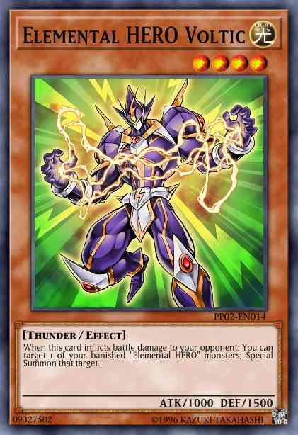 Elemental HERO Voltic - PP02-EN014 - Secret Rare - Unlimited