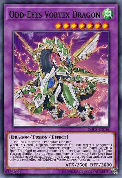 Odd-Eyes Vortex Dragon - PEVO-EN030 - Super Rare - 1st Edition