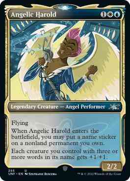 Angelic Harold [255] [Showcase Cards of Tomorrow] [Unfinity] [Non-Foil]