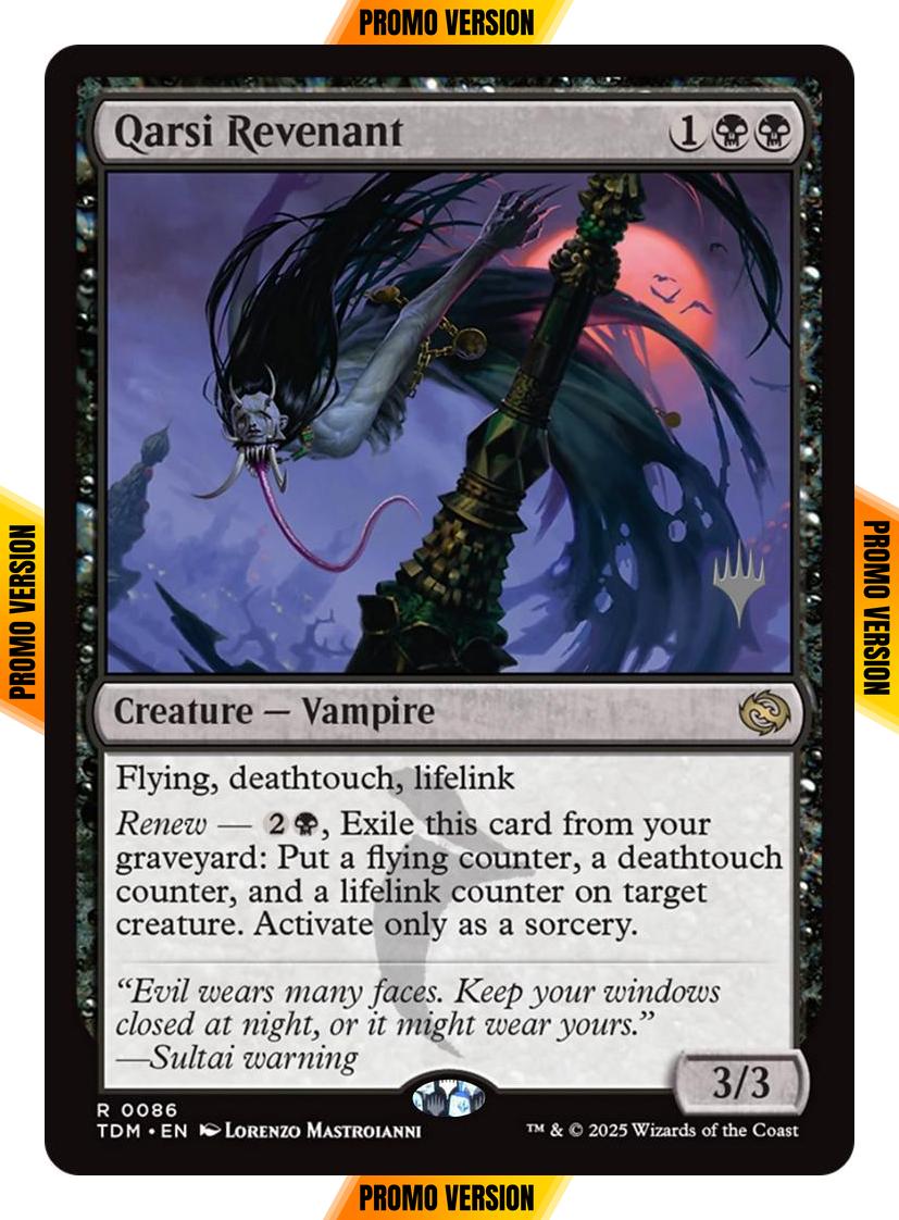 Qarsi Revenant [86p] [Promo Pack] [Tarkir: Dragonstorm: Promos] [Non-Foil]