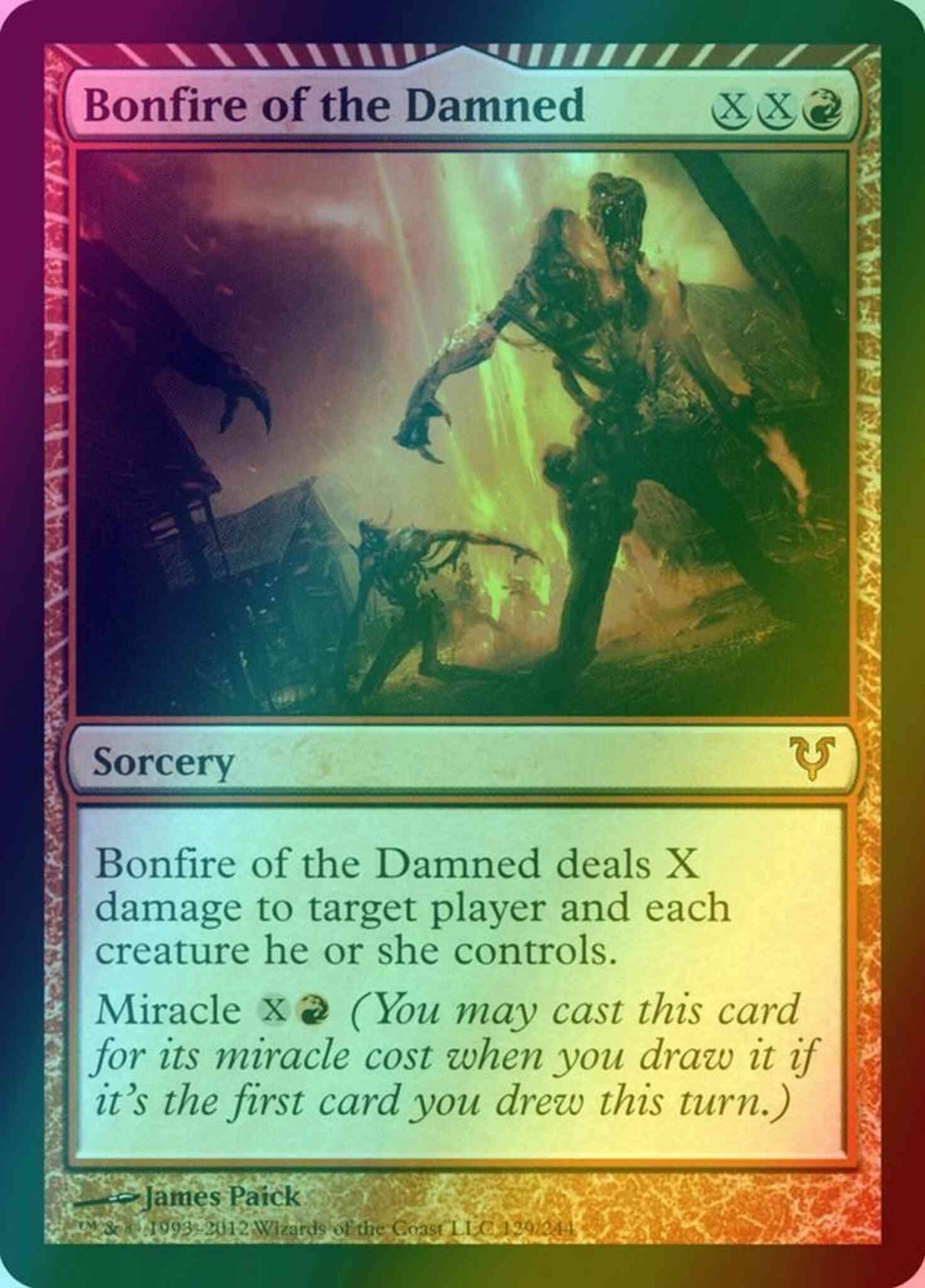 Bonfire of the Damned [129] [Avacyn Restored] [Foil]