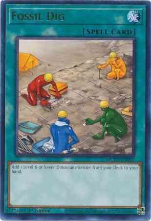 Fossil Dig - MGED-EN057 - Rare - 1st Edition