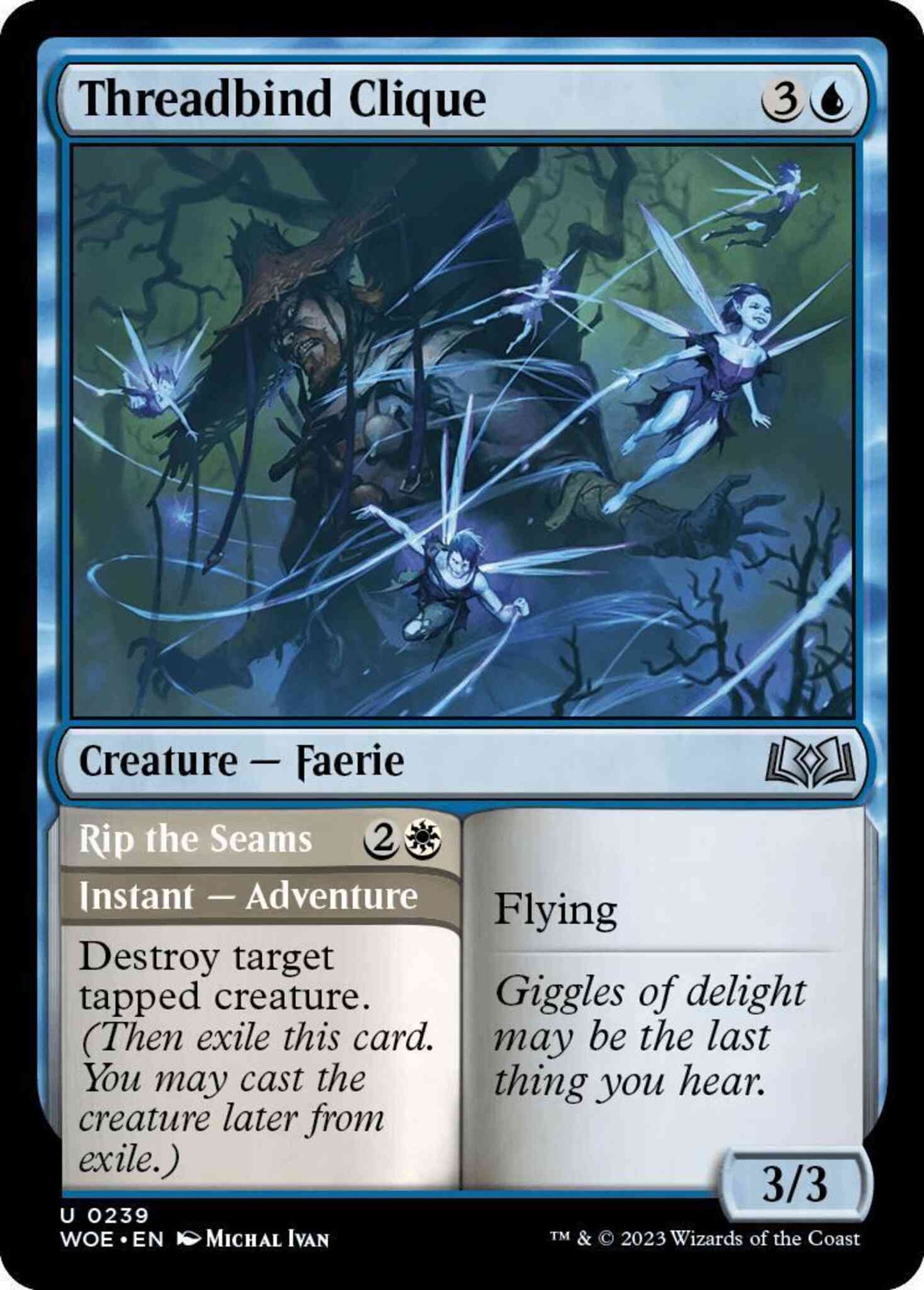 Threadbind Clique // Rip the Seams [239] [Wilds of Eldraine] [Non-Foil]