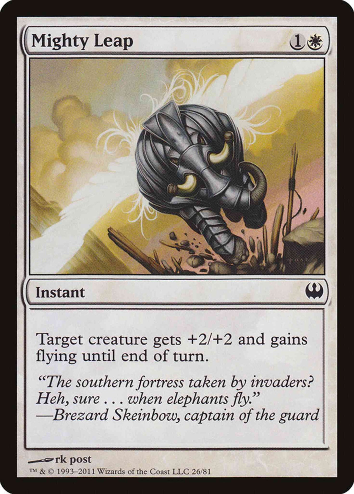 Mighty Leap [26] [Duel Decks: Knights vs. Dragons] [Non-Foil]