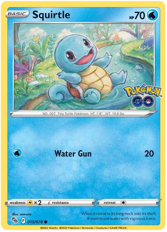 Squirtle - 015/078 - Common [pgo-015] [Non-Holo]