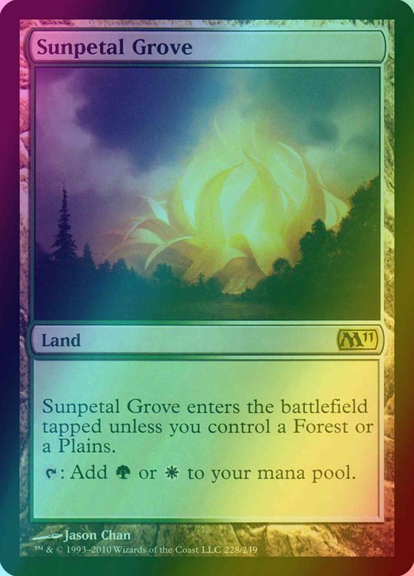 Sunpetal Grove [228] [Magic 2011] [Foil]
