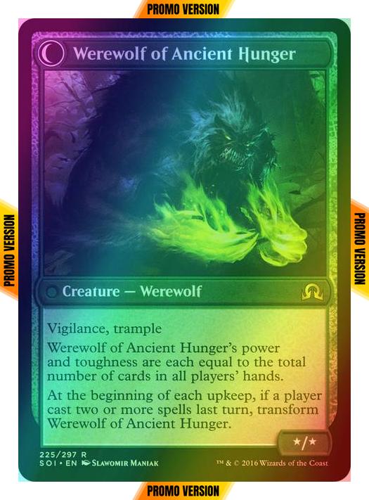 Sage of Ancient Lore // Werewolf of Ancient Hunger [225s] [Shadows over Innistrad Promos] [Foil]
