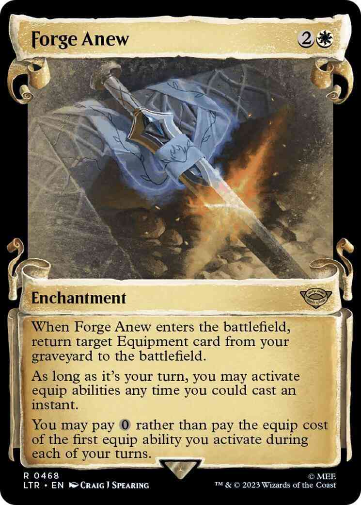 Forge Anew [468] [Scrolls Showcase] [The Lord of the Rings: Tales of Middle-earth] [Non-Foil]