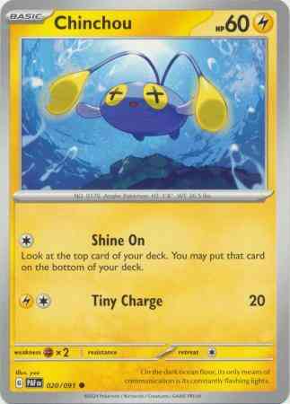 Chinchou - 020/091 - Common [sv045-020] [Non-Holo]