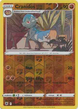 Craniados - 076/189 - Uncommon [swsh10-076] [Reverse Holo]
