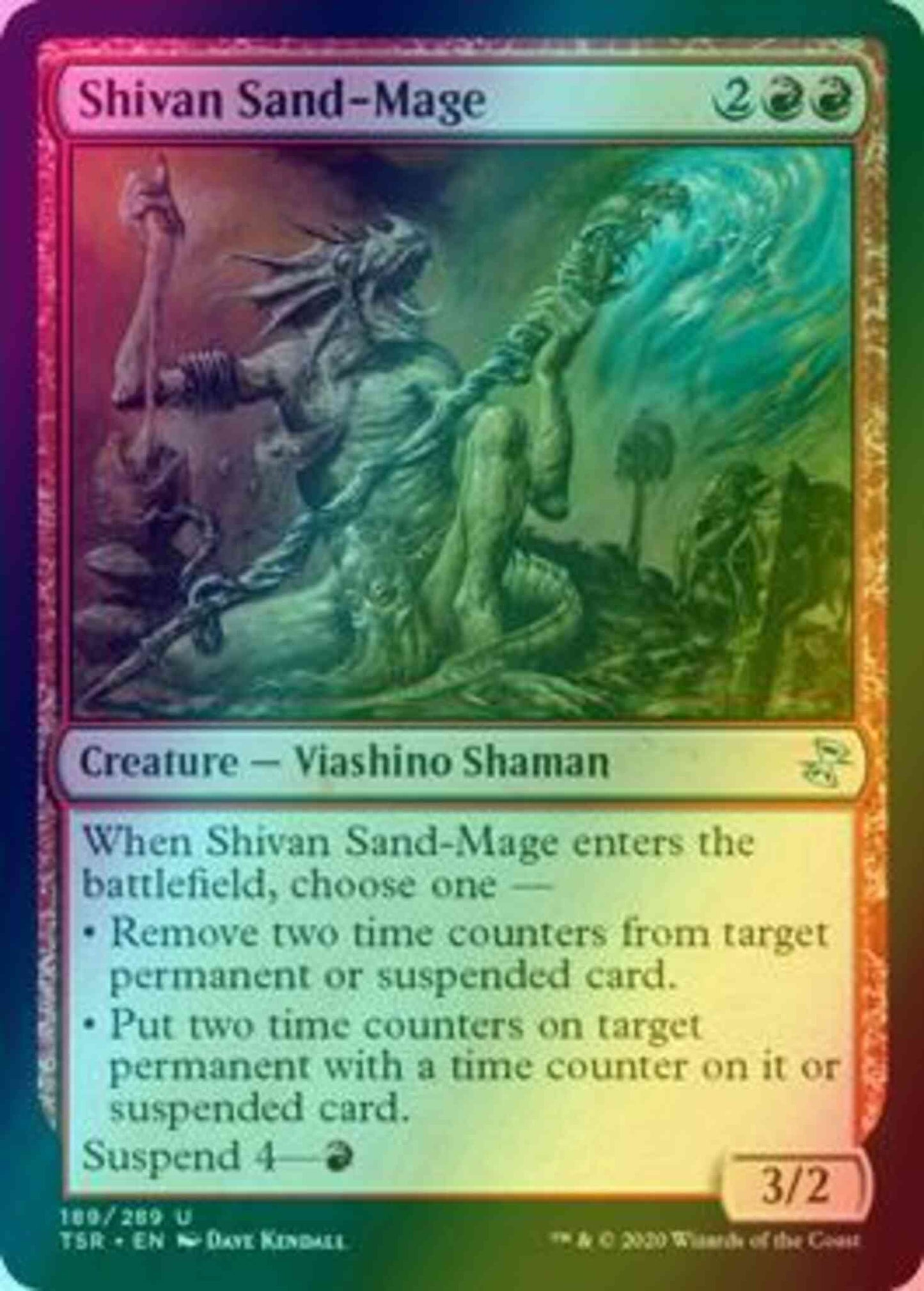 Shivan Sand-Mage [189] [Time Spiral Remastered] [Foil]