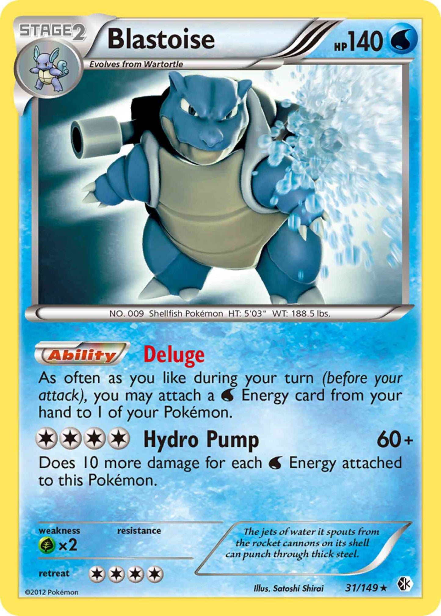 Blastoise - 31/149 - Rare Holo [bw7-31] [Holo]