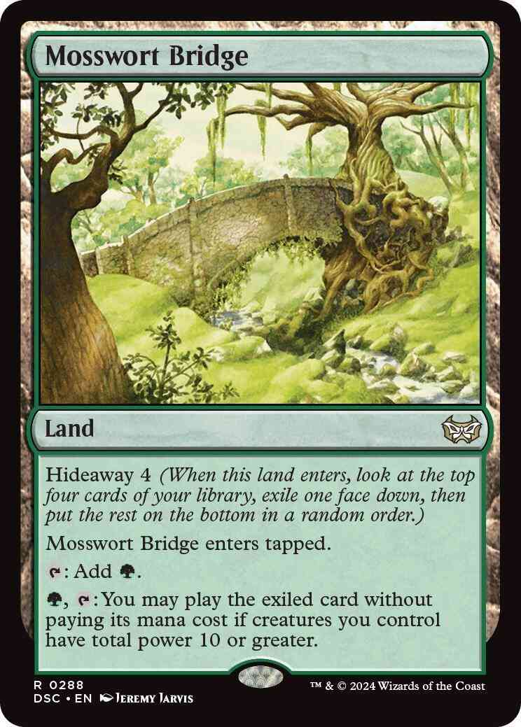 Mosswort Bridge [288] [Duskmourn: House of Horror: Commander] [Non-Foil]