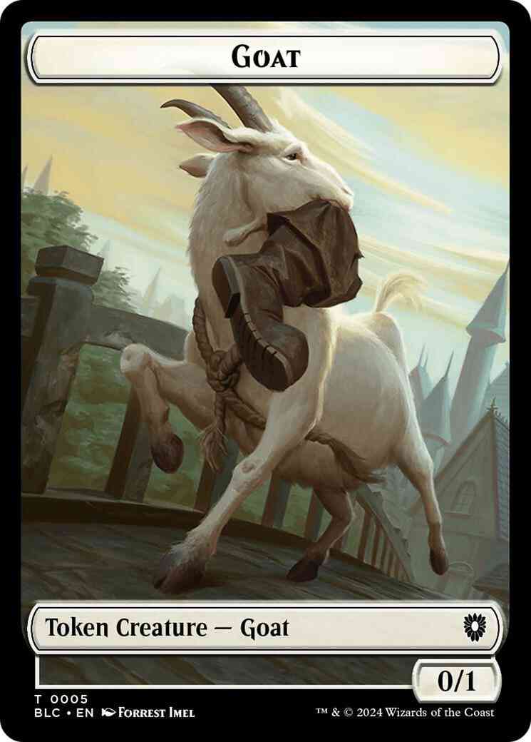 Goat Token (05) // Wolf Token (32) [Bloomburrow: Commander: Tokens] [Non-Foil]