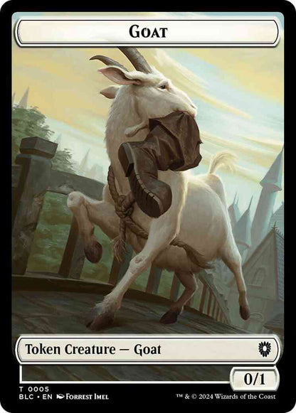 Goat Token (05) // Wolf Token (32) [Bloomburrow: Commander: Tokens] [Non-Foil]