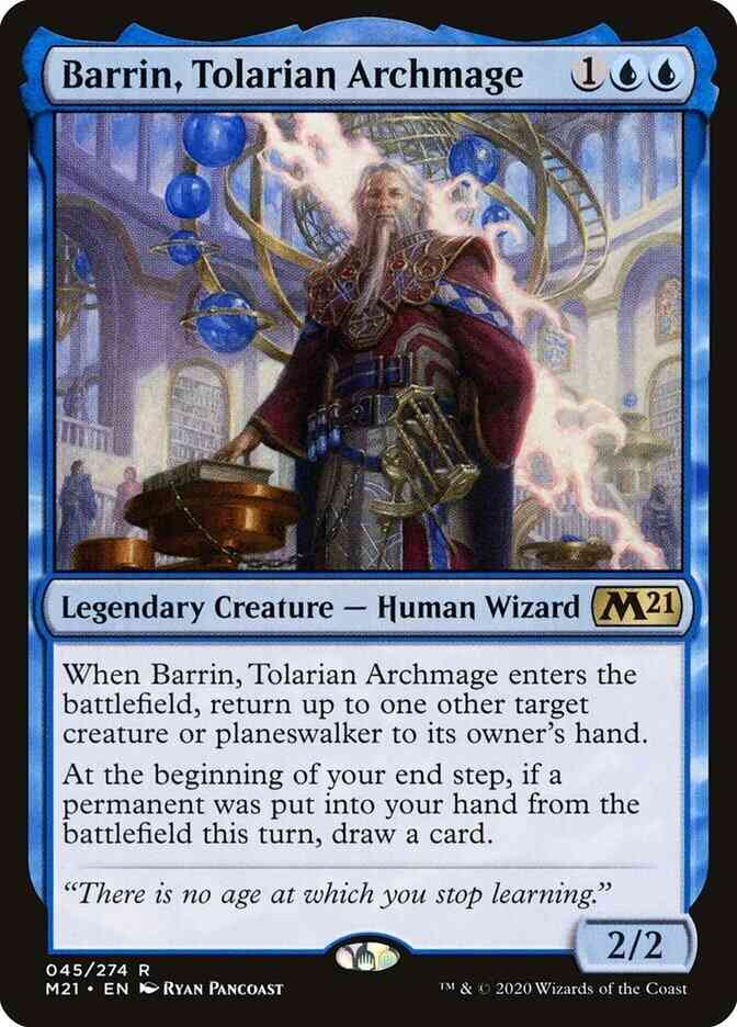 Barrin, Tolarian Archmage [45] [Core Set 2021] [Non-Foil]