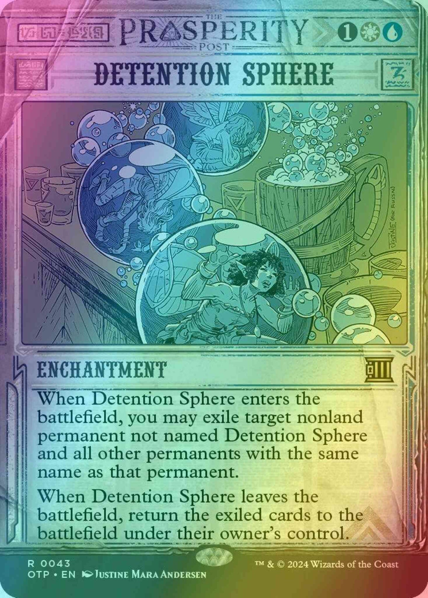 Detention Sphere [43] [Breaking News Showcase] [Breaking News] [Foil]