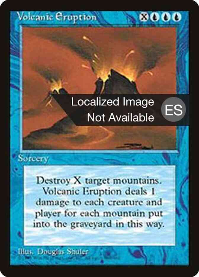 Volcanic Eruption - Korean [112] [Fourth Edition Black Border: Korean] [Non-Foil]