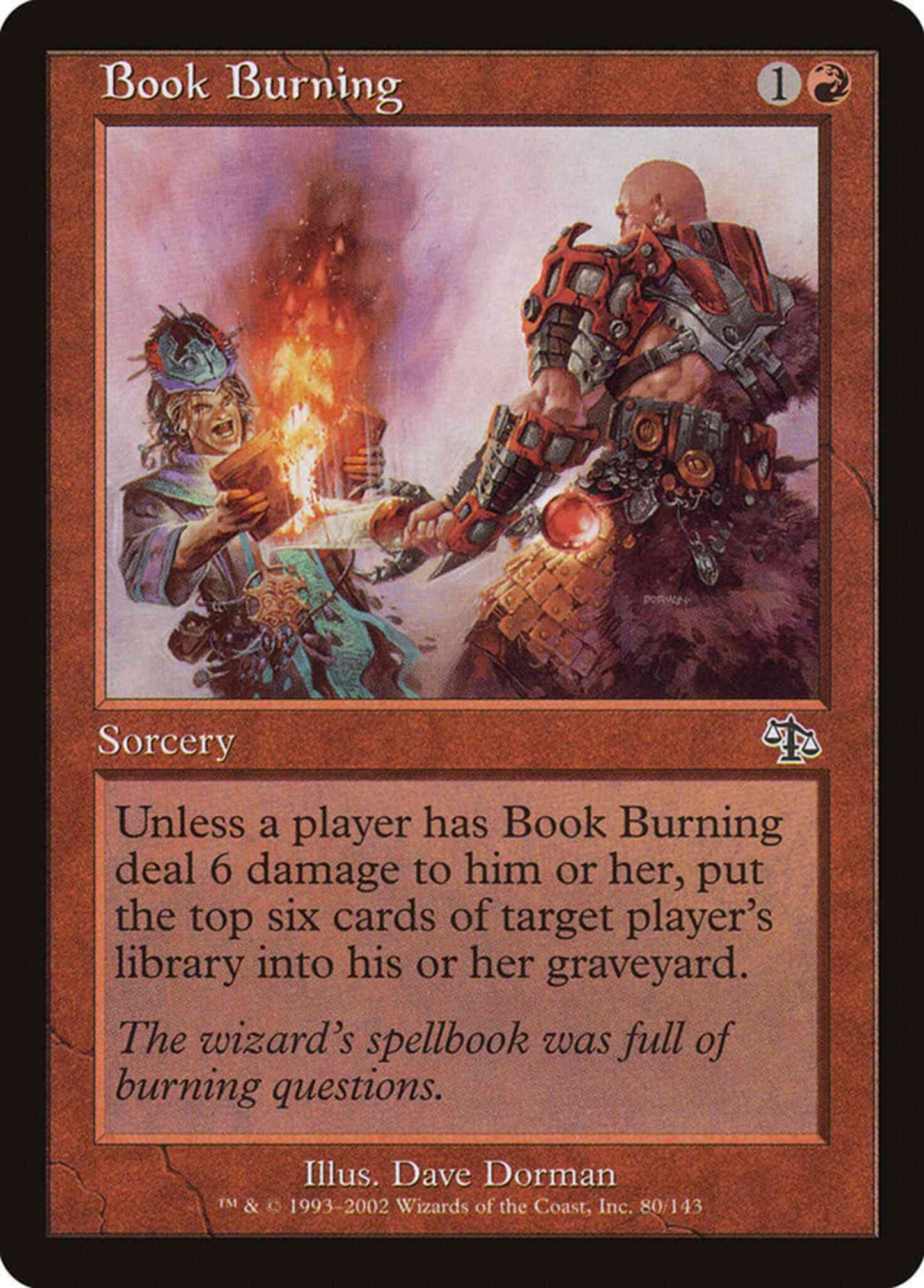 Book Burning [80] [Judgment] [Non-Foil]
