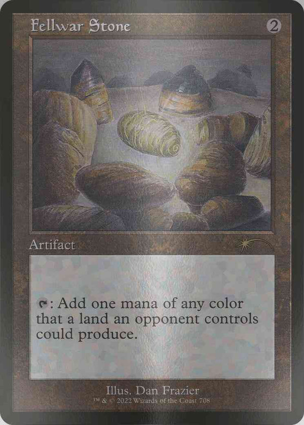 Fellwar Stone [0708] [Retro Frame] [Dan Frazier] [Secret Lair Drop] [Etched Foil]